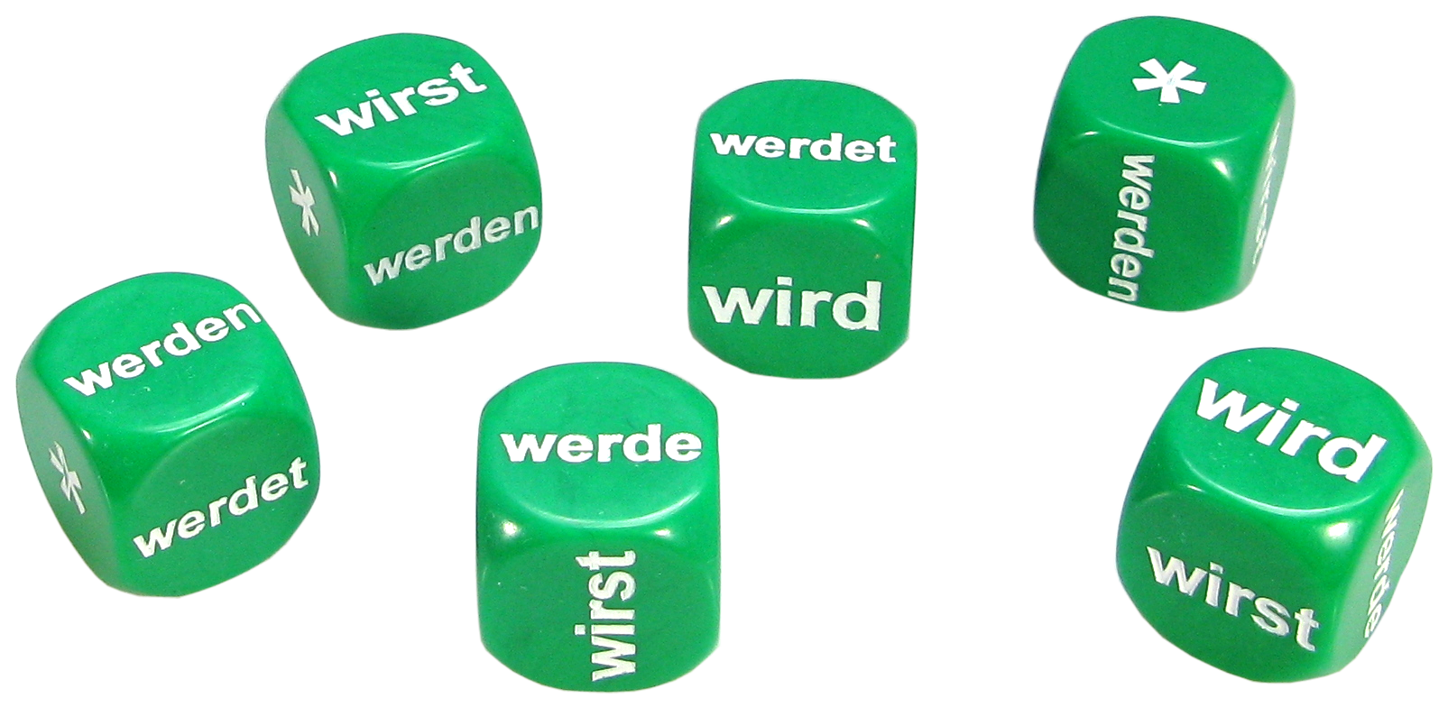 Games: Set of 6 German Werden Dice