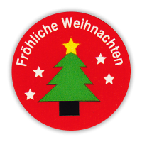 Sticker: Frohliche Weihnachten