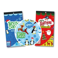 Large Christmas Sticker Books - 6 Pack