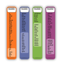 High Frequency Words Bookmarks