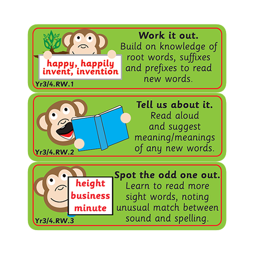  Sticker  Targeteers for Literacy  Reading Yr3 4 