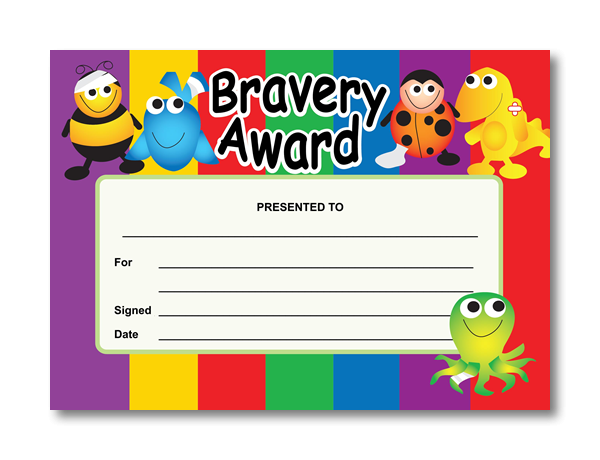 Free Printable Bravery Award