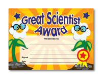 Certificate: Great Scientist Award