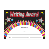 Certificate: Writing Award - Sparkling