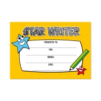 Sparkling Certificate: Star Writer