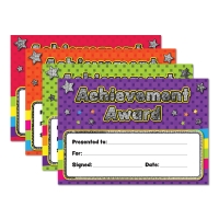 Sparkling Certificate: Achievement Award (4 Colours)