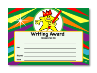 Certificate: Writing Award