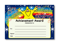 Certificate: Achievement Award