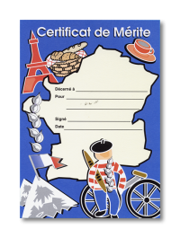 Certificate: Certificat de Mérite - Map