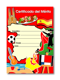 Certificate: Certificado del Mérito - Map