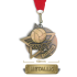 Medal: Gold Netball Medal On Ribbon