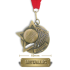 Medal: Gold Cricket Medal On Ribbon