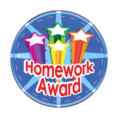 Sticker: Homework Award