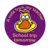 Sticker: Note From My Teacher: School Trip Tomorrow - Duck