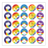School Stickers: Rainbow Weather Praise Variety Pack
