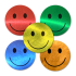 Sticker: Happy Face Variety Pack - Metallic Foil