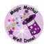 Sticker: Magic Maths Well Done! - Magic Hat