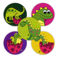 School Stickers: Dinosaur Mixed Variety Sheet