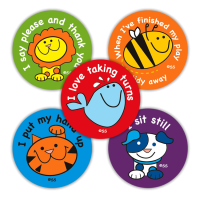 Sticker: Classroom Manners Variety Sheet