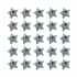 Sticker: Silver Star - Die Cut Metallic Foil