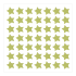 Sticker: Plain Gold Star - Gold Metallic Foil