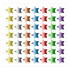 Foil Sticker: Foil Multicolour Star Midi Stickers