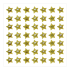Sparkling Sticker: Smiley Sparkling Gold Star Midi Stickers