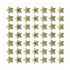 Sticker: Stars With Noses - Gold Metallic Foil