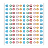 Sticker: Mini Smiles Variety Sheet