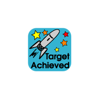 Sticker: Target Achieved - Rocket