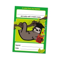 Notepad: Maths Sloth - Teacher Quick Note Pad