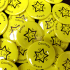 Badge: Personalised - 38mm Neon Yellow