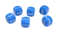Games: Set of 6 Spanish Question Dice