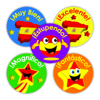 Sticker: Spanish Maps & Stars Variety