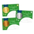 Certificate: Quick Personalised - Gold, Silver Bronze Medals (Green Background, 3 designs,48 Certs/Pack)