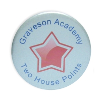 Badge: Personalised - 38mm Silver