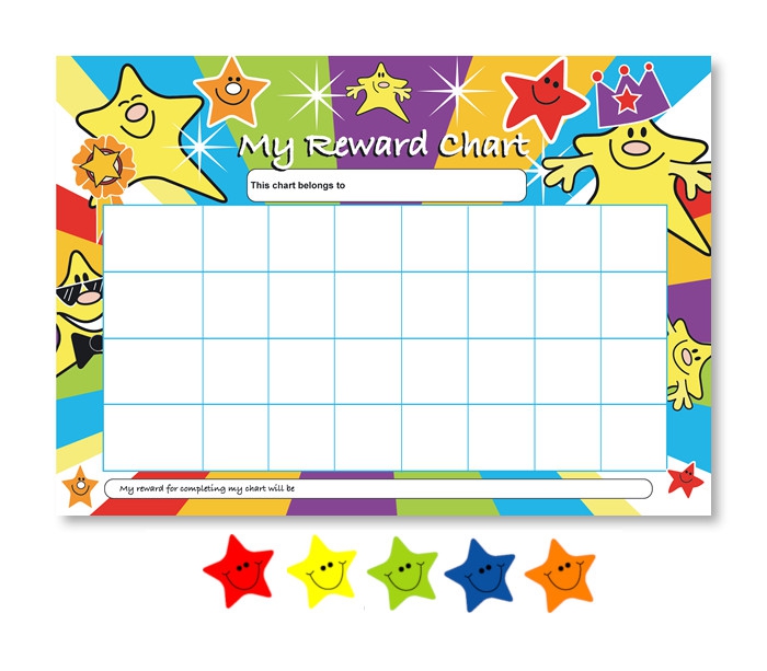 kid star charts free printable