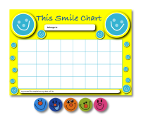 Home Learning Reward Charts And Stickers Set: Smiley Face