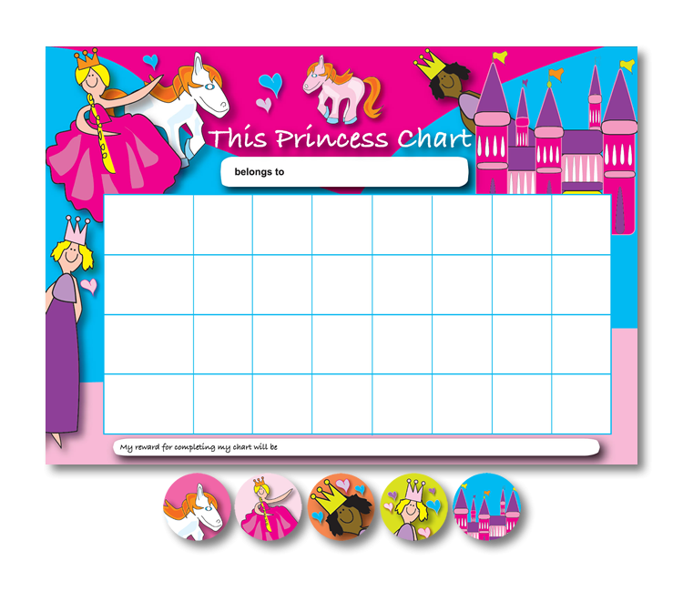 Printable Kids Reward Charts Princess - vrogue.co
