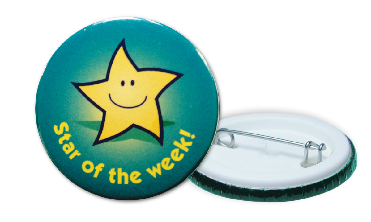 Star Of The Week Badges - 38mm