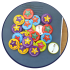 `Have a great summer holiday` end of year star badges - 38mm