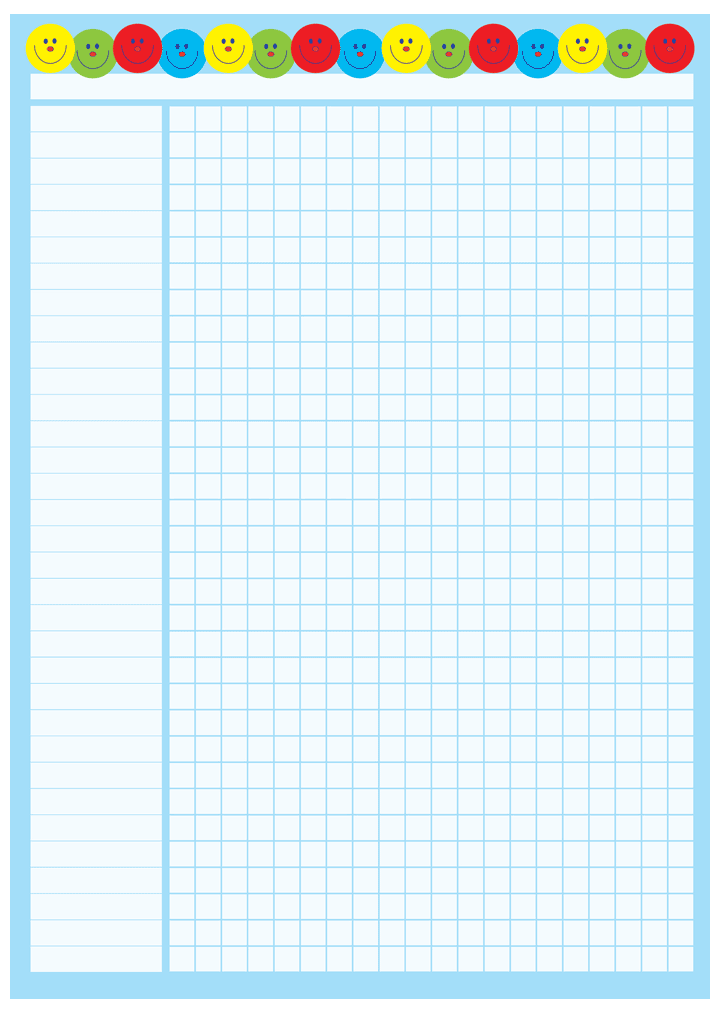 Editable Classroom Officers Chart Design 2214