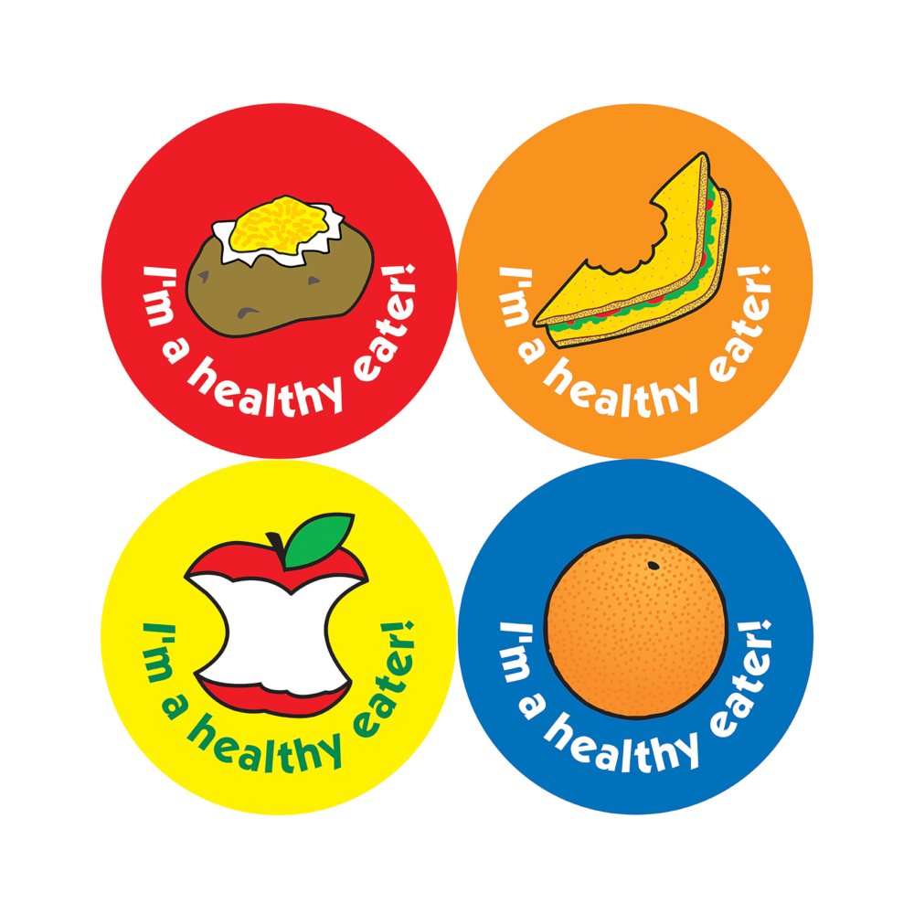 Lunchtime Healthy Eating Reward Stickers