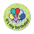 Sparkly `It`s My Birthday` Stickers - 54 Stickers