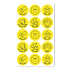 Budget Stickers - Yellow Smileys And Ticks (38mm) - Pack Of 30