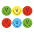 15mm Team Colour Smiley Stickers, Pack Of 440