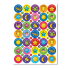 38/10mm Positive Affirmation Messages - 10 A4 Sheets, 590 Stickers.