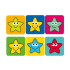 12mm Square Mini Star Stickers