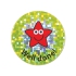 28mm Sparkly Well Done Star Stickers - Pack Of 54