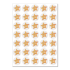 24mm Gold Sparkly Star Stickers